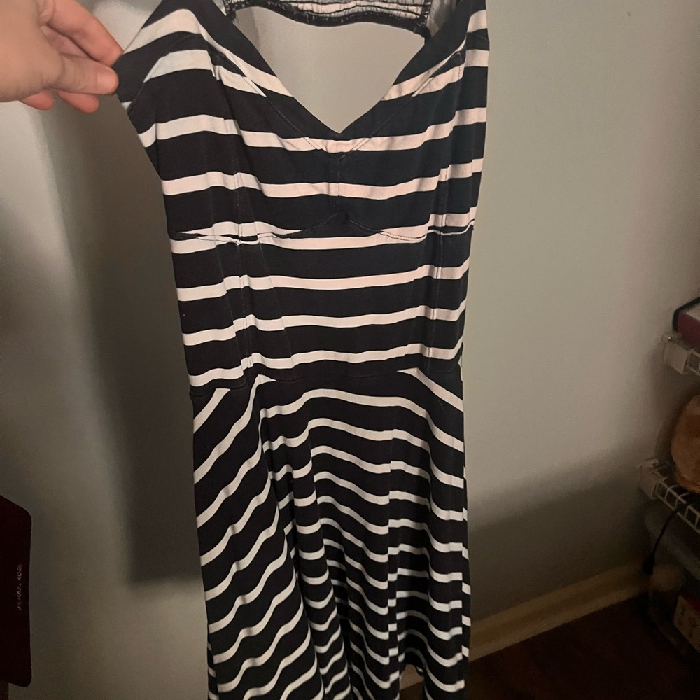 Aeropostale dark Navy/Black and White Dress